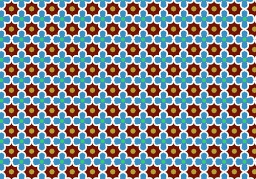 Abstract Mosaic Pattern Vector
