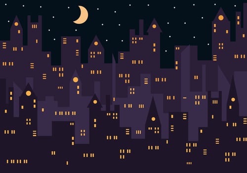 City Night Vector