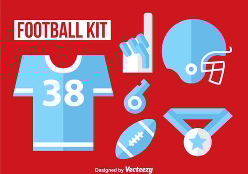 Football Kit Flat Icon Vector