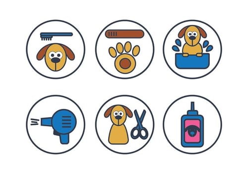 Dog Wash Vector