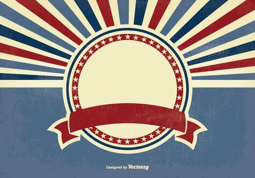 Retro Vector Background Illustration