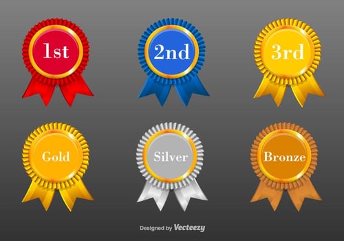 Cockade Vector Badges