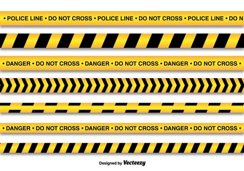 Police Line Vector