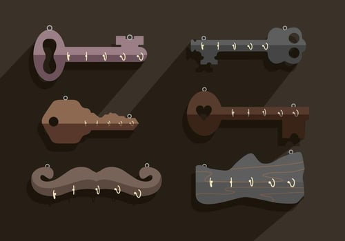Key Holder Vector