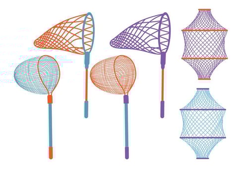 Fish Net Vector