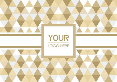 Triangle Geometric Logo Background vector