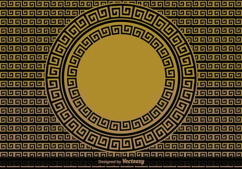 Greek Key Vector Background