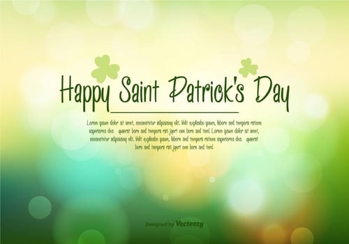 St Patricks Day Background vector