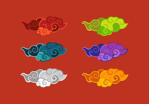 FREE CHINESE CLOUD VECTOR