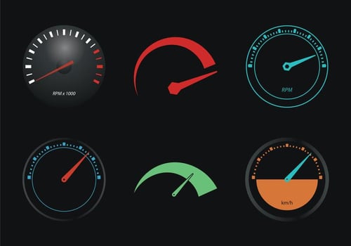 Free Tachometer Vector Illustration