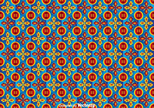 Talavera Tiles Seamless Background vector