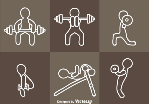 Exercising Icon Vectors