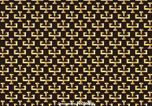 Gold Greek Key Pattern vector