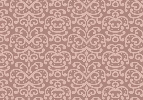 Pastel Leaf Pattern Background Vector