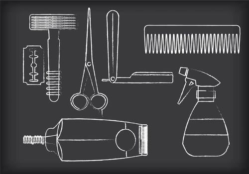 Barber Tools Vectors