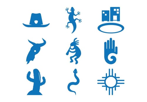 South Western Icon Vectors