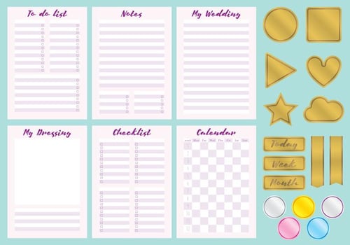 Wedding Organizer Vectors