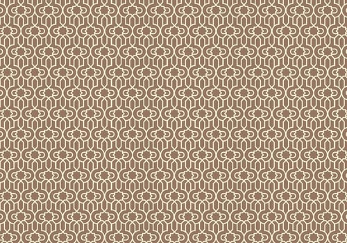 Outlined Arabic Pattern Background vector