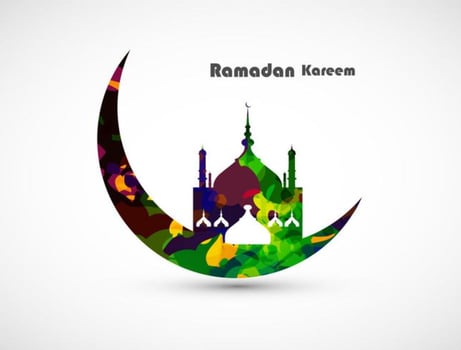 Decorative Ramadan Kareem Card vector