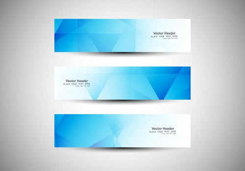Business Abstract Banners vector
