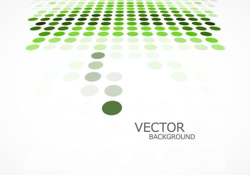 Green Dotted Background vector