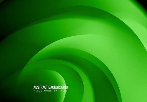 Business Card With Green Color vector