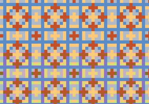 Squared Geometric Pattern Bakground vector