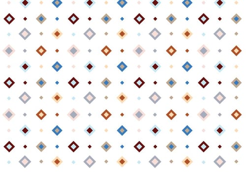 Pastel Square Vector Pattern
