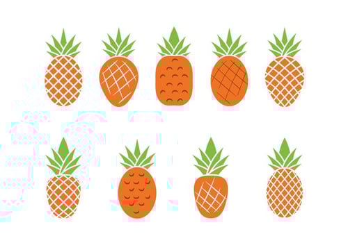 Free Ananas Vector Illustration