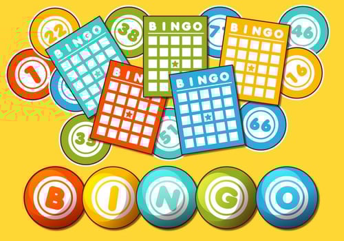 Bingo Card Vector Set