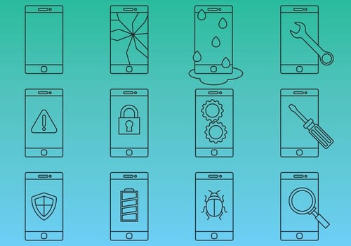 Cellphone Repair Icon Vectors