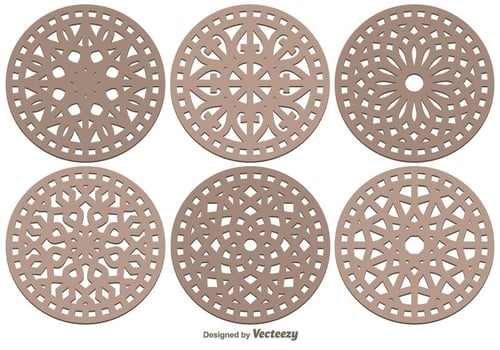 Laser Cut Decorative Vector Pack