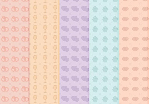 Free Wedding Vector Patterns