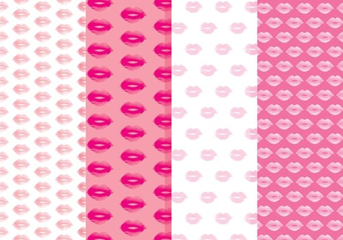 Lips Vector Patterns