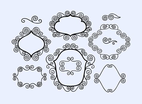 Free Floral Borders Vectors