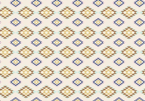 Geometric Native Pattern Background vector