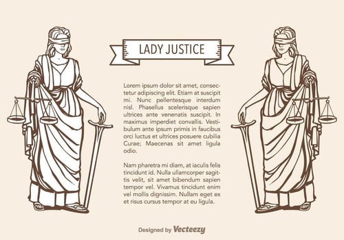 Lady Justice Vector