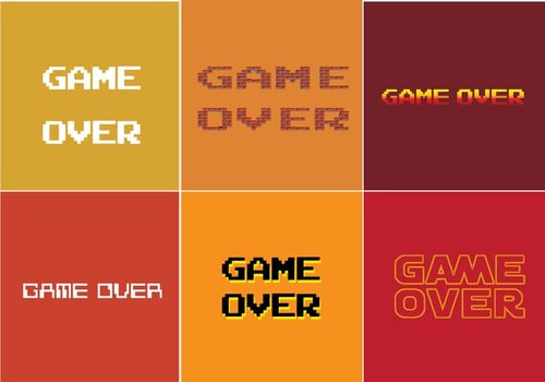 Game Over Vector