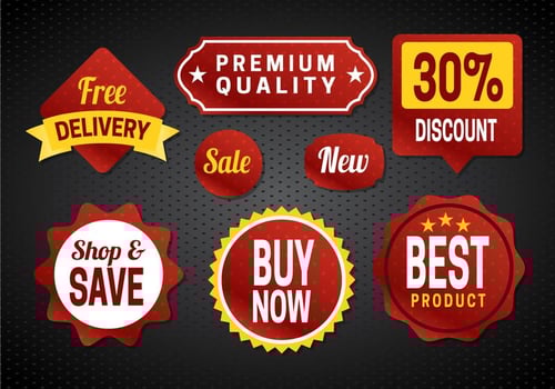 Free Sale Badges Vector