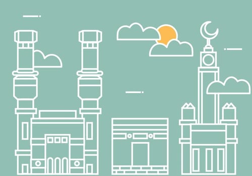 Free Makkah Vector Illustration 1