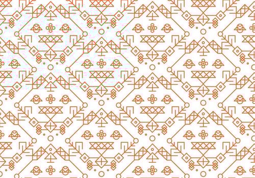 Red Decorative Pattern Vector
