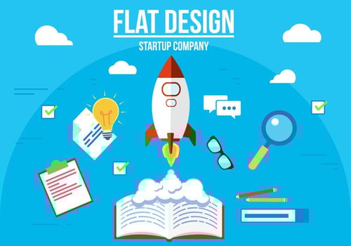 Free Startup Company Vector Illustration