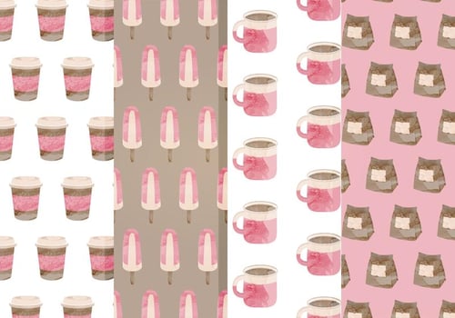 Free Cafe Vector Patterns