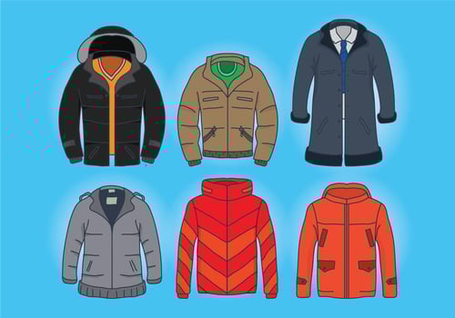 Winter Coat Vectors