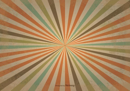 Old Retro Sunburst Background vector