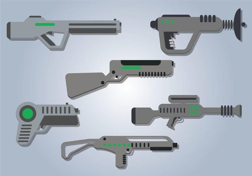Laser Gun Vector