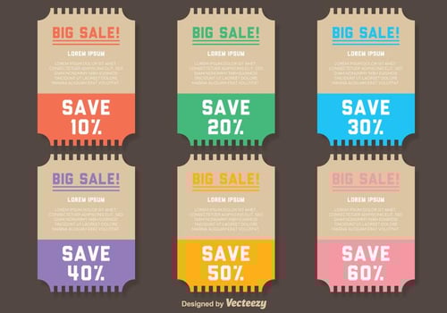 Big Sale Vector Tickets