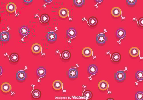 Yoyo Magenta Background vector