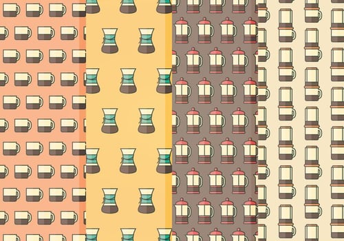 Vector Coffee Patterns