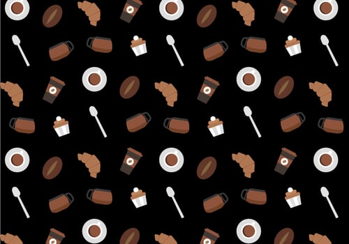 Free Coffee Pattern Vector